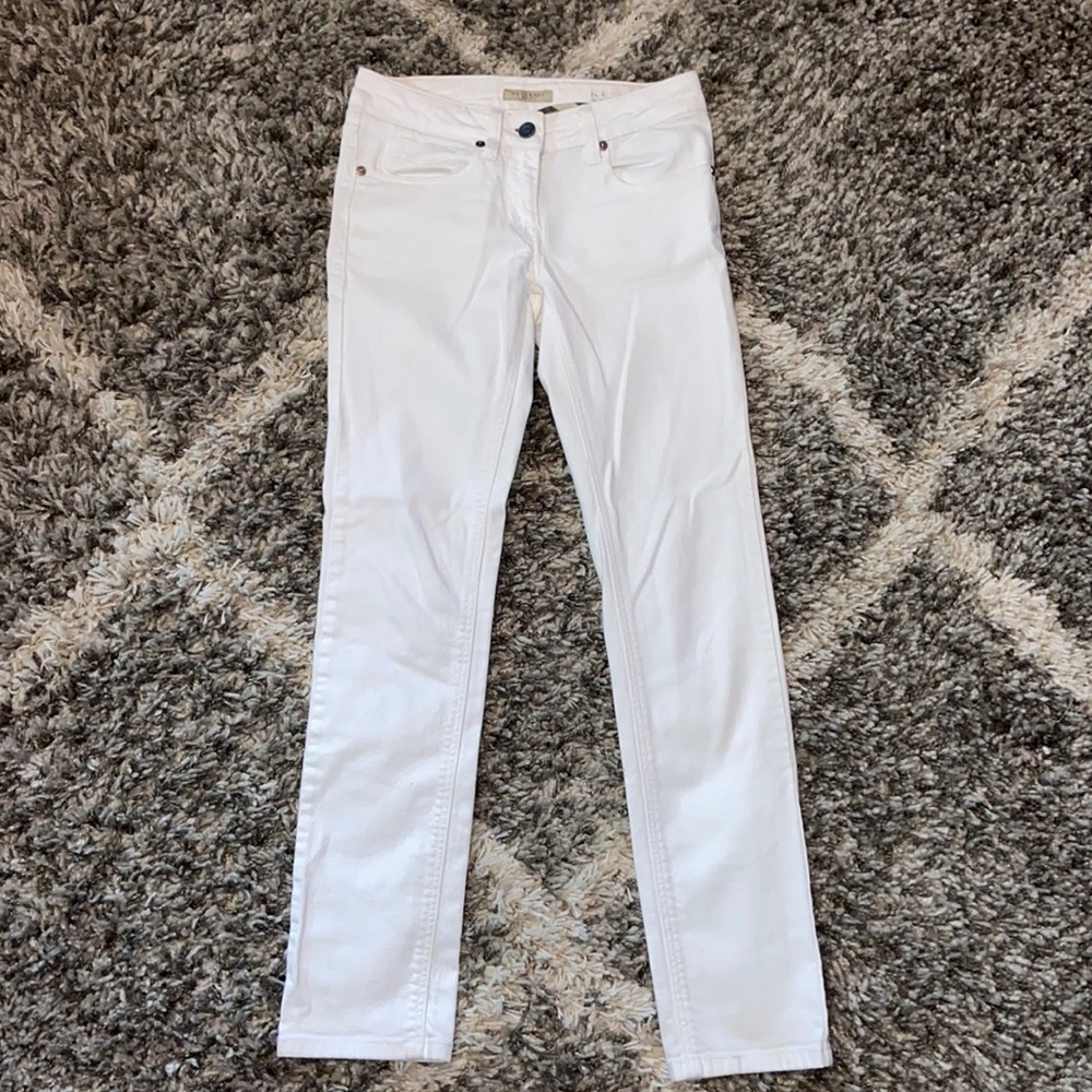 Women’s Burberry white skin jeans